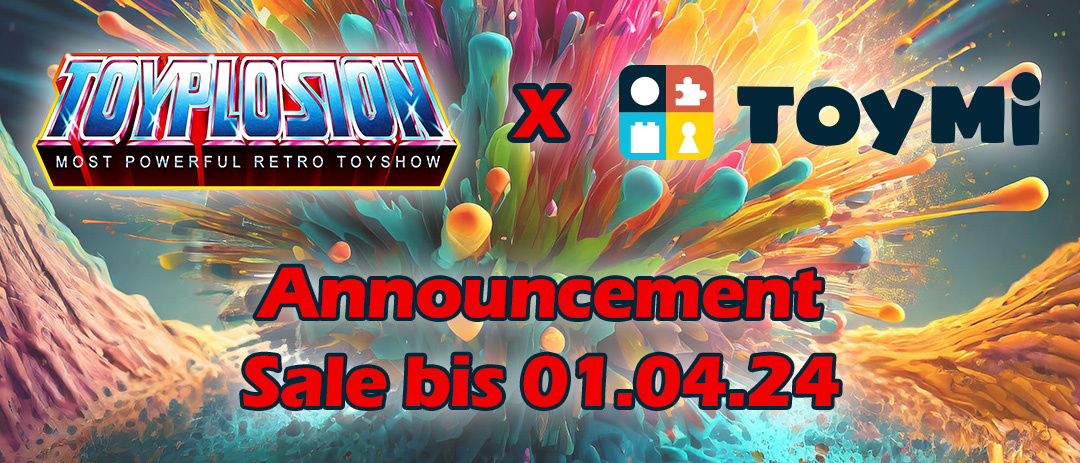 Toyplosion Announcement Sale