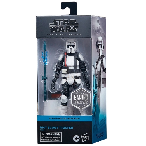 Hasbro F5593 Star Wars The Black Series Gaming Greats Riot Scout Trooper, 15cm