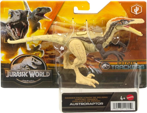 Mattel HLN49 Jurassic World Danger Pack Dino Austroraptor
