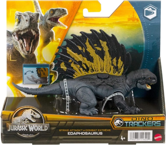 Mattel HLN67 Jurassic World Strike Attack Dino Edaphosaurus