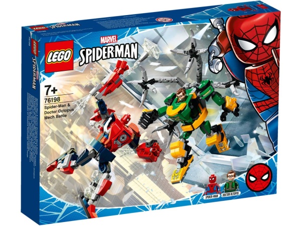 B-WARE LEGO® 76198 Marvel Super Heroes™ Mech-Duell zwischen Spider-Man & Doctor Octopus