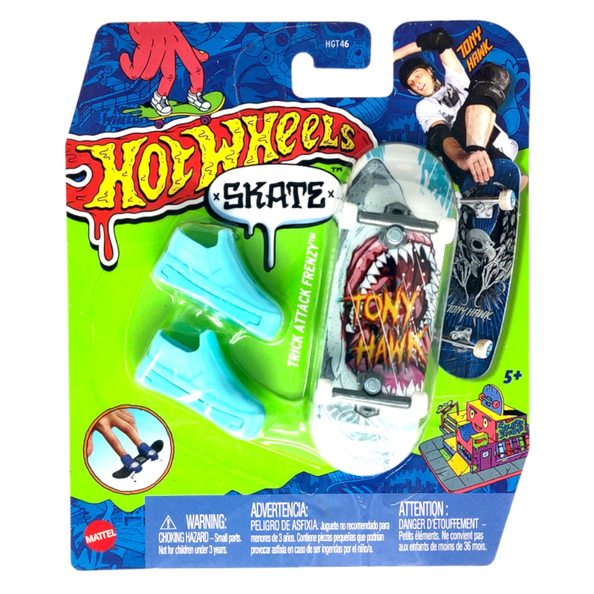Trick Attack Frenzy Hot Wheels Skate Fingerboard and Shoes – Square Imports