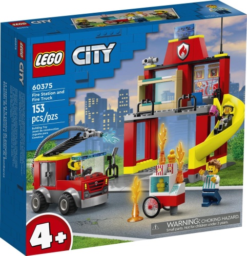 B-WARE LEGO® 60375 Feuerwehrstation und Löschauto