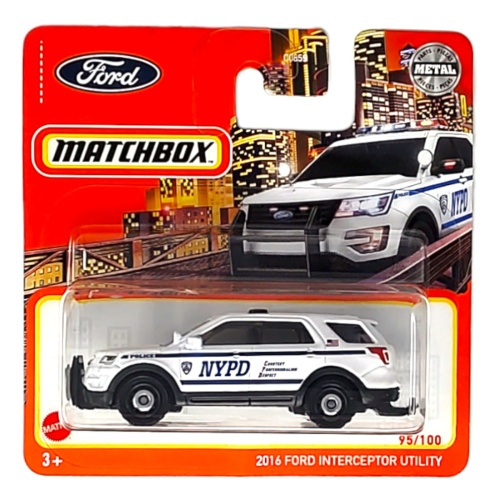 Matchbox HFT16 2016 Ford Interceptor Utility