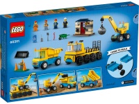 LEGO&reg; 60391 City Baufahrzeuge und Kran mit Abrissbirne