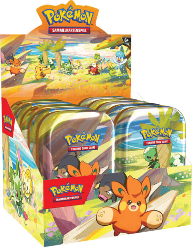 Pokemon 45534 Karmesin & Purpur: Paldea Freunde Mini Tin Display 10er Bundle DE