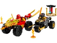LEGO&reg; 71789 Ninjago Verfolgungsjagd mit Kais Flitzer und Ras&lsquo; Motorrad