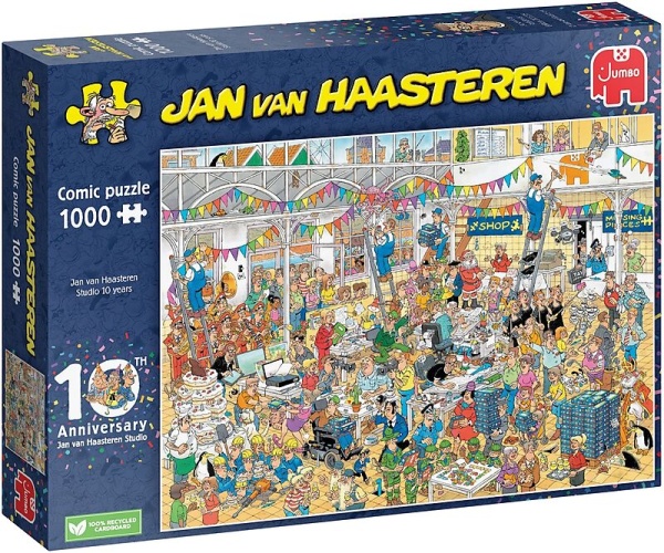 Jumbo 1110100028 Jan van Haasteren 10 Jahre JvH Studio 1000 Teile Puzzle