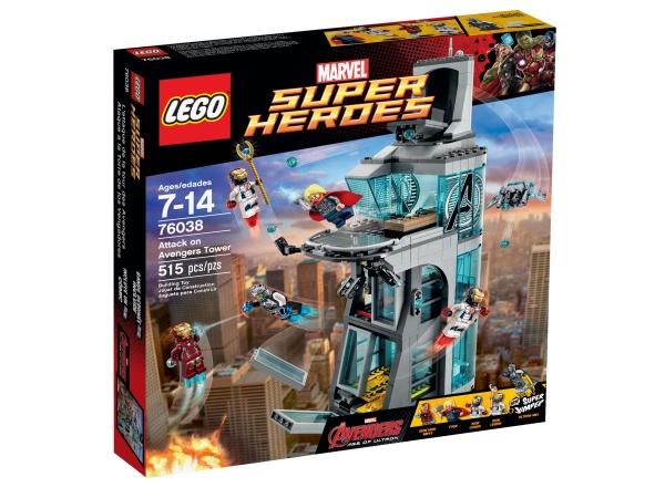 LEGO® 76038 Überfall auf den Avengers Tower, Verpackung leicht beschädigt
