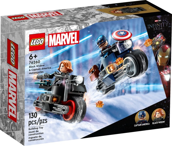 LEGO® 76260 Super Heroes Black Widows & Captain Americas Motorräder