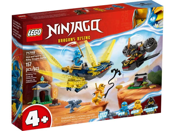 LEGO® 71798 Ninjago Duell zwischen Nya und Arins Babydrachen