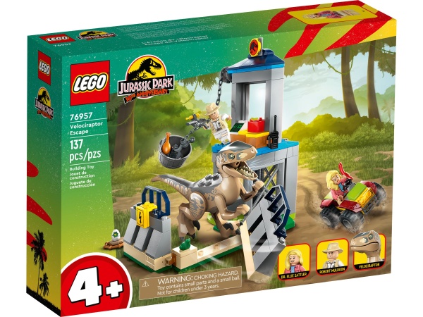 LEGO® 76957 Jurassic World Flucht des Velociraptors