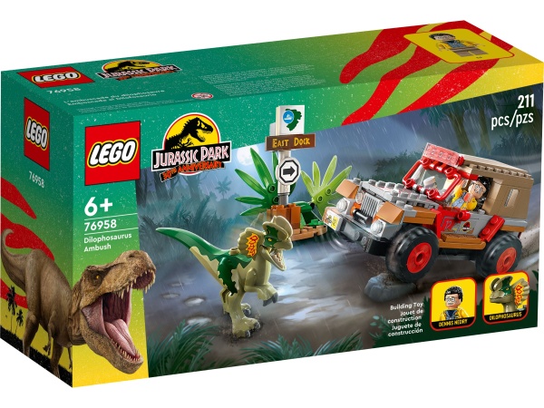 LEGO® 76958 Jurassic World Hinterhalt des Dilophosaurus
