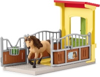 Schleich 42609 Ponybox mit Islandpferd Hengst