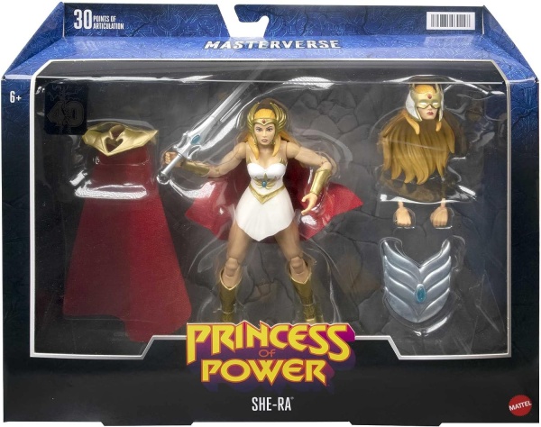 Mattel HDR61 Masters of the Universe New Eternia Masterverse Actionfigur 2022 Deluxe She-Ra 18 cm