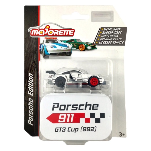 Majorette 212053161 Porsche Motorsport Deluxe Porsche 911 GT3 Cup 992