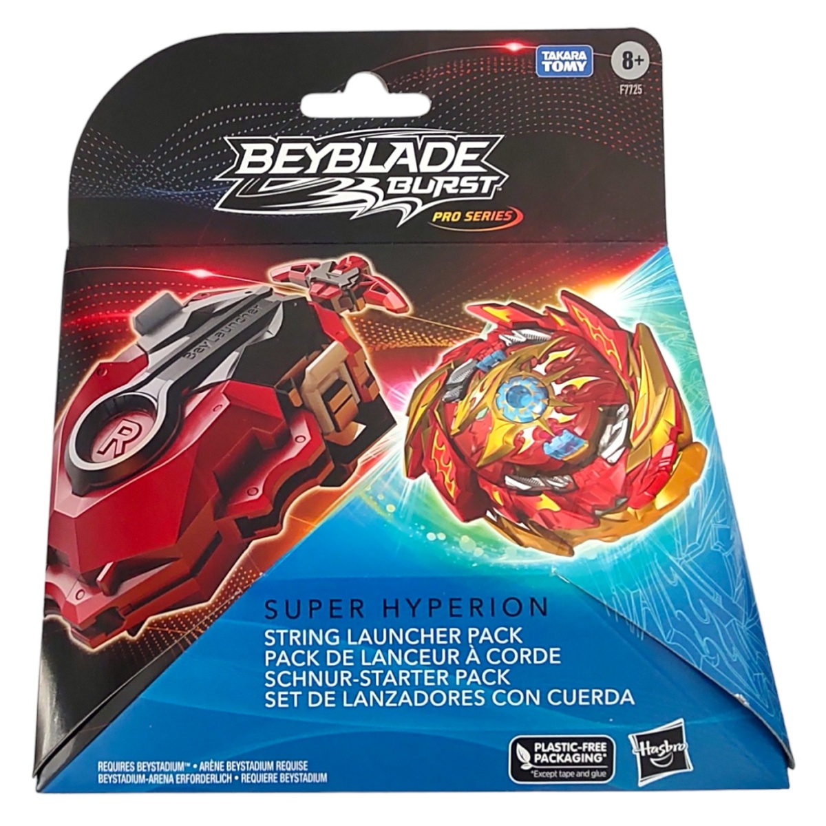 Beyblade Pião Com Lançador Super Hyperion H6 - F0527 - Hasbro
