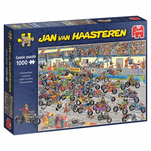 Jumbo 1119800098 Jan van Haasteren - Motorradrennen 1000 Teile Puzzle