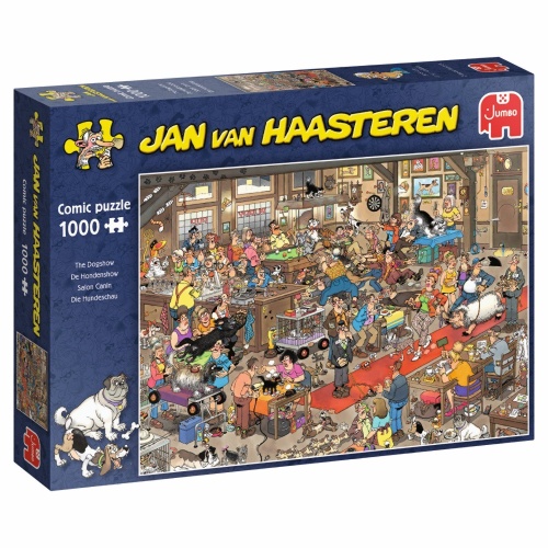 Jumbo 1119800104 Jan van Haasteren - Die Hundeschau 1000 Teile Puzzle
