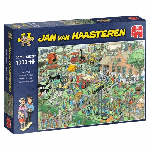 Jumbo 1119800099 Jan van Haasteren - Bauernhof besuch 1000 Teile Puzzle
