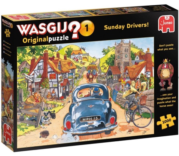 Jumbo 1119800084 Wasgij Original 1 - Sonntagsfahrer! 1000 Teile Puzzle
