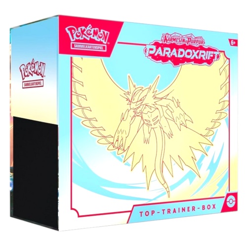 Pokemon 45738 Karmesin & Purpur Paradoxrift Top-Trainer Box Donnersichel DE