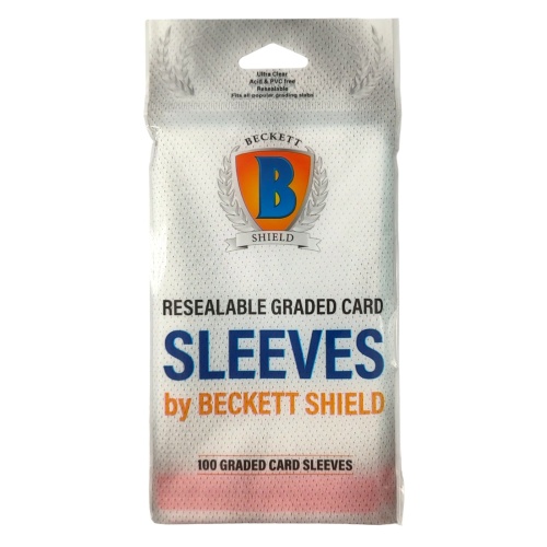 Beckett Shield Resealable Graded Card Sleeves 100 Stk 95,3 x 139,7 mm
