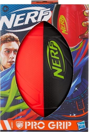 NERF F2865 Pro Grip Football Rot/Schwarz