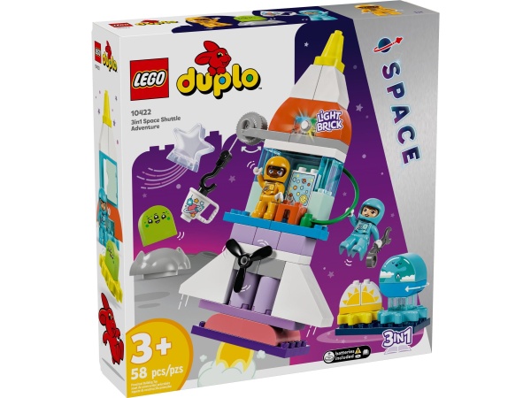 LEGO® 10422 DUPLO® 3-in-1-Spaceshuttle für viele Abenteuer