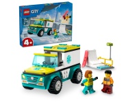 LEGO&reg; 60403 City Rettungswagen und Snowboarder