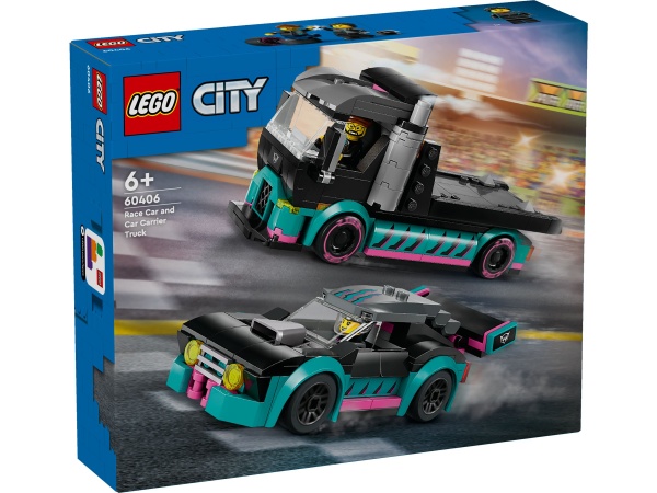 LEGO® 60406 City Autotransporter mit Rennwagen