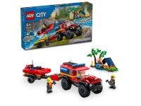 LEGO&reg; 60412 City Feuerwehrgel&auml;ndewagen mit Rettungsboot
