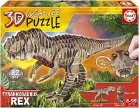 Educa 19182 3D T-Rex 82 Teile Puzzle