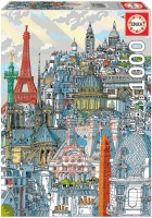 Educa 19264 Paris 1000 Teile City Puzzle