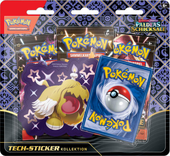 Pokemon 45801 Paldeas Schicksale Tech-Sticker-Kollektion Schillerndes Gruff DE