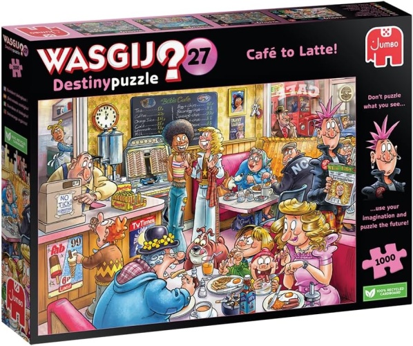 Jumbo 1110100332 Wasgij Destiny 27 - Café to Latte! 1000 Teile Puzzle