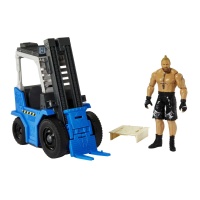 Mattel HLM00 WWE Action Figur Wrekkin Vehicle Slam  N Stack Forklift With Brock Lesnar