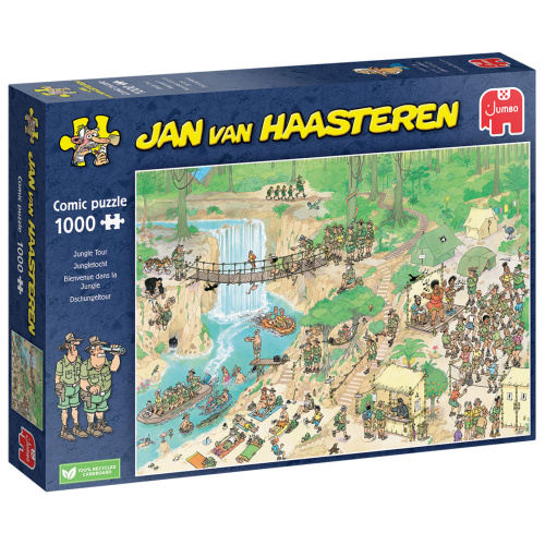 Jumbo 1110100316 Jan van Haasteren Dschungeltour - 1000 Teile Puzzle