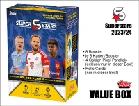 Topps UEFA Champions League Superstars Value Box 2023/2024