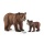 Schleich 42473 Grizzlybär-Mutter mit Jungem