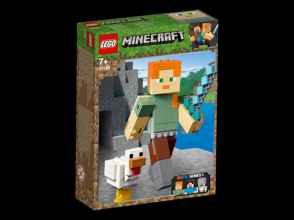 LEGO® 21149 Minecraft BigFig Alex mit Huhn