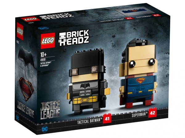 LEGO 41610 Brickheadz Tactical Batman & Superman