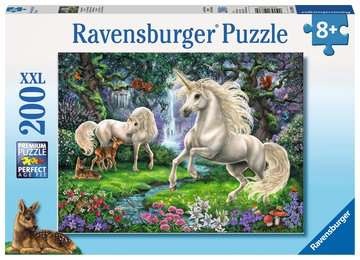 Ravensburger 12838 Geheimnisvolle Einh&ouml;rner 200 Teile Puzzle