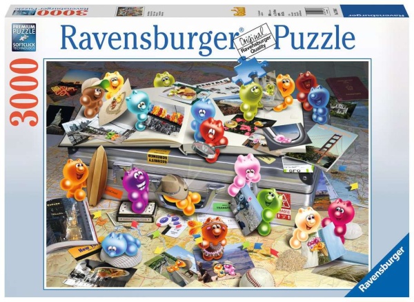 Ravensburger 17064 Gelini auf Reisen 3000 Teile Puzzle