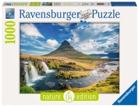 Ravensburger 19539 Wasserfall vor Kirkjufell 1000 Teile Puzzle