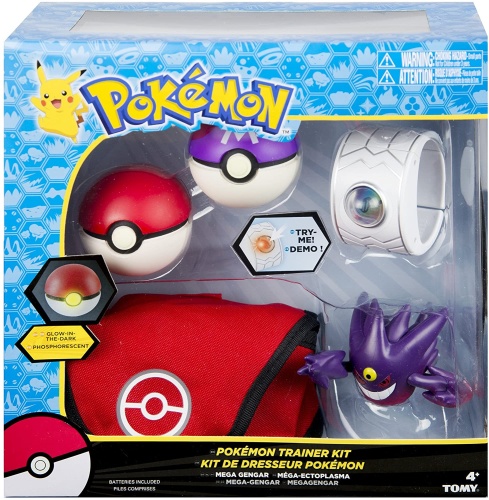 TOMY T18890 Pokémon Trainer Kit, Pokemon Tasche, Actionfigur, Pokébälle