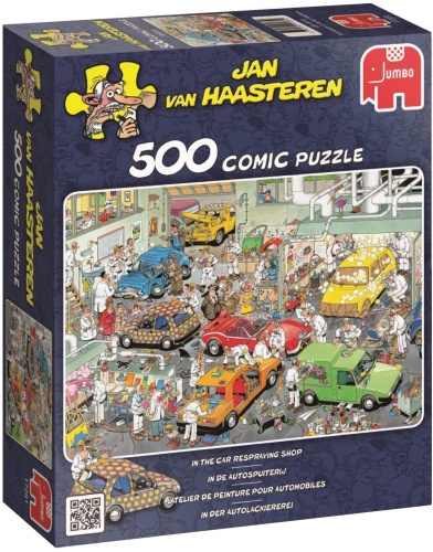 Jumbo 17281 Jan van Haasteren - In der Autolackiererei 500 Teile Puzzle