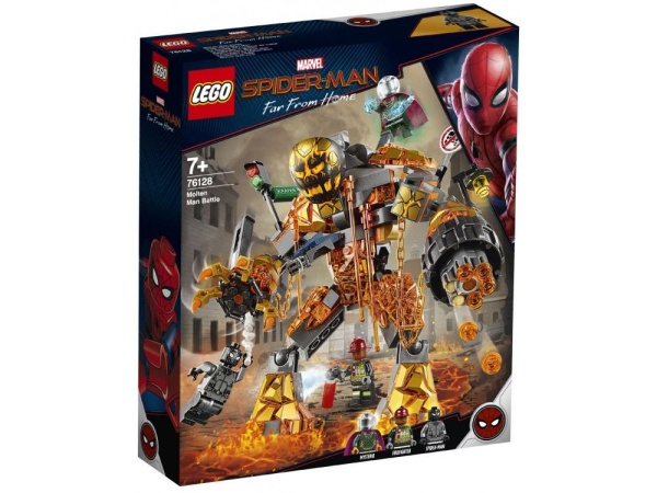 LEGO 76128 Marvel Spiderman Duell mit Molten Man