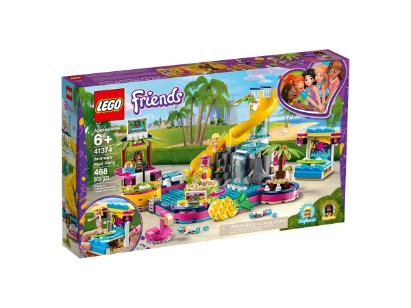 LEGO® 41374 Friends Andreas Pool-Party