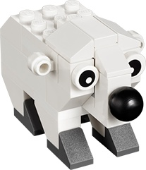 LEGO 40208 Monthly Mini Model 2016 January Polar Bear Polybag